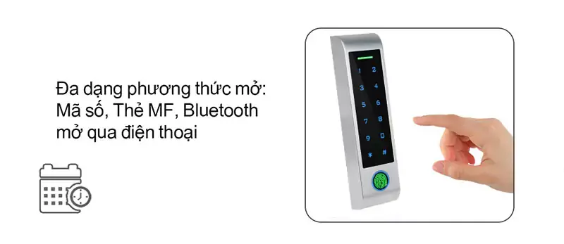 Đầu đọc thông minh vân tay HF4-Ble (Bluetooth TTLock)